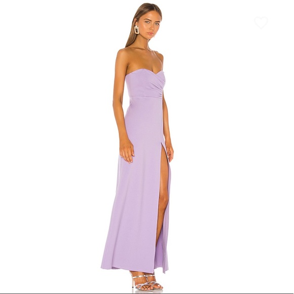 NBD | Dresses | Nbd Spanish Moss Gown In Lilac Size Xs | Poshmark